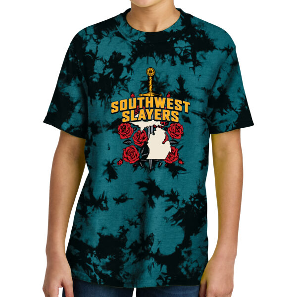 Port & Co™ Youth Crystal Tie-Dye Tee Thumbnail